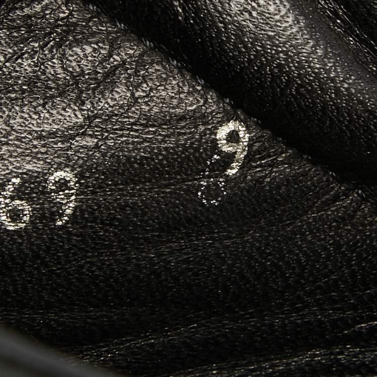 Pre Owned Prada Sport Black Leather Low Top Sneakers Size 43
