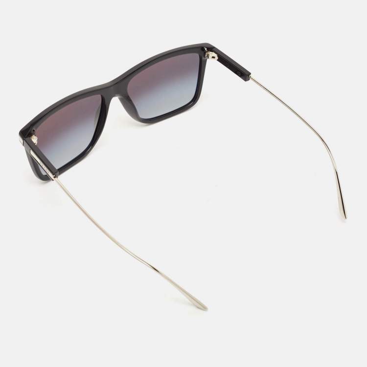 Pre Owned Prada Black Gradient SPR01Z Square Sunglasses