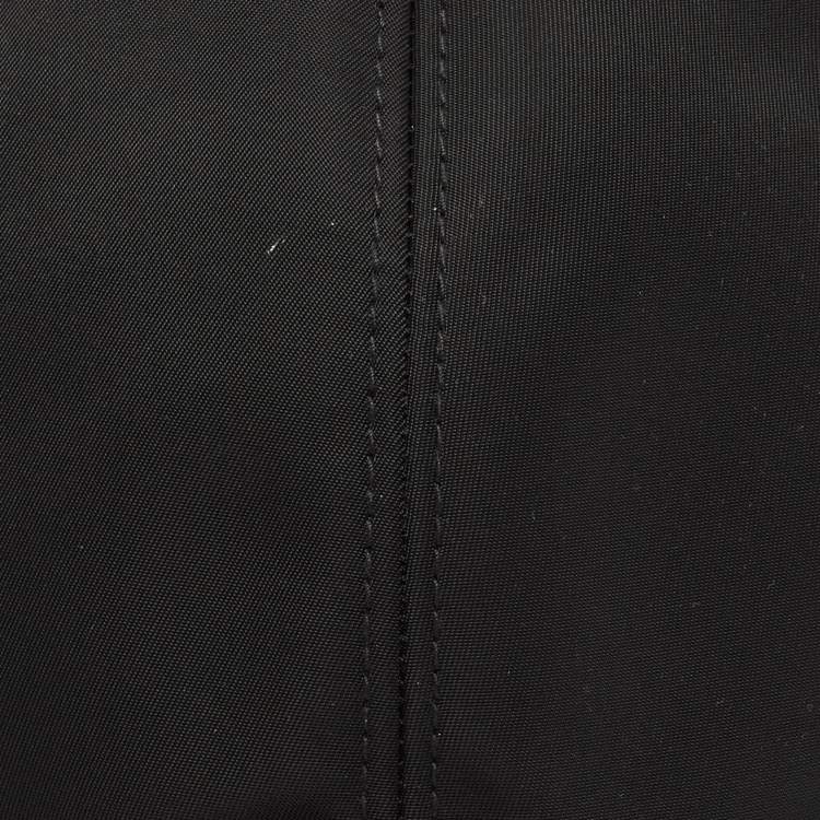Pre Owned Prada Black Re-Nylon Baseball Cap L