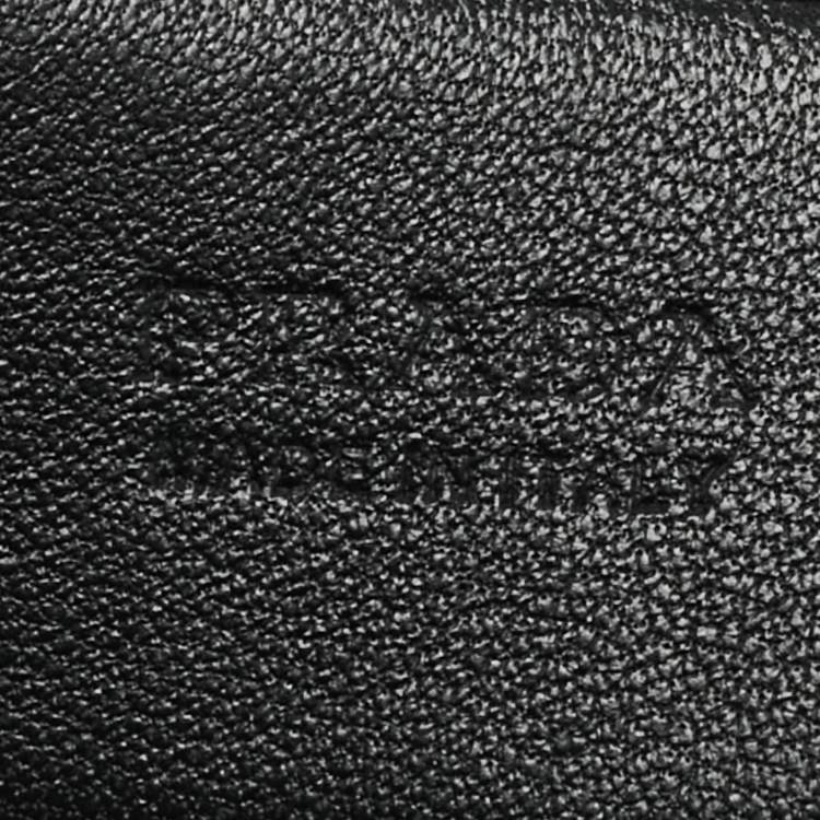 Pre Owned Prada Buckle 75CM Belt Black Leather