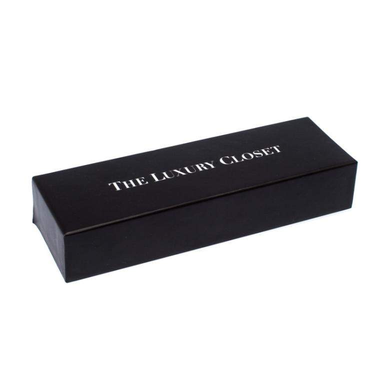 Pre Owned Prada Black SPR 15X Rectangle Sunglasses