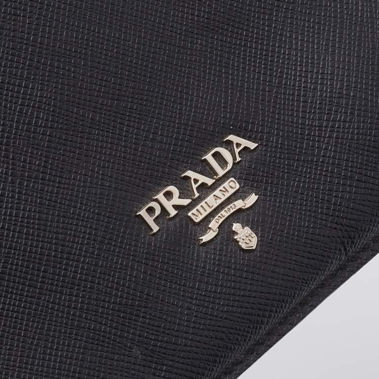 Pre Owned Prada Black Saffiano Leather iPad Cover