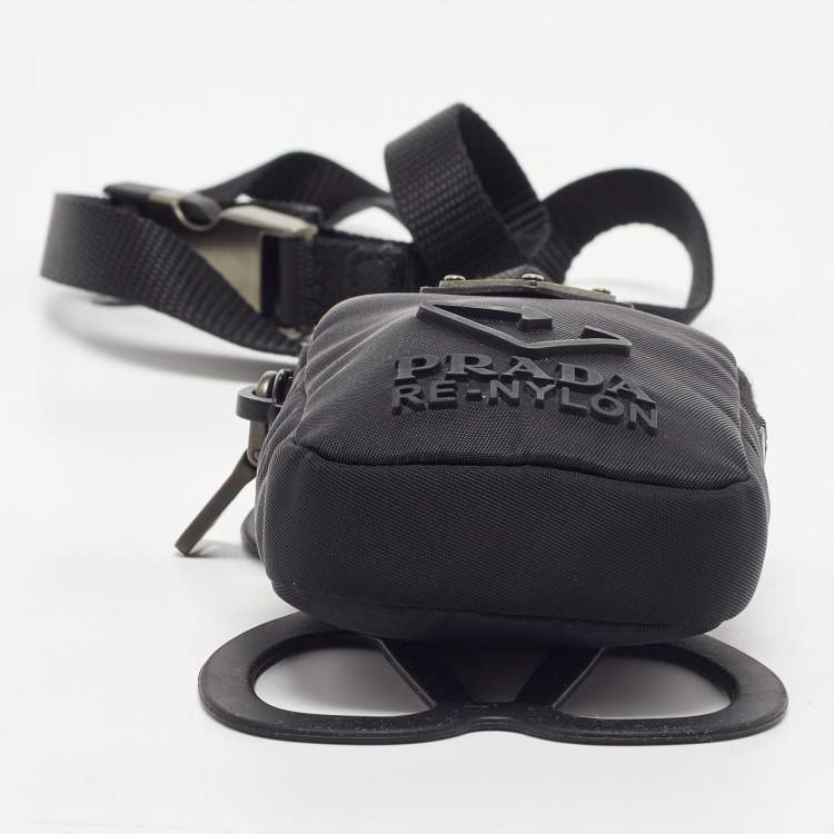 Pre Owned Prada Black Re-Nylon Smartphone Case