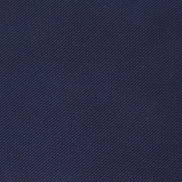 Pre Owned Prada Navy Blue Silk Tie