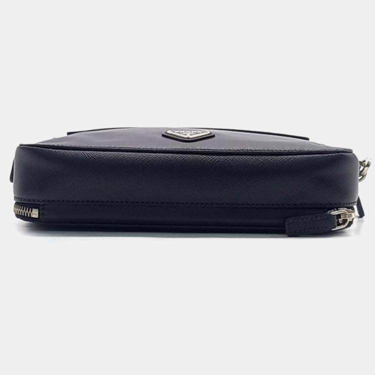 Pre Owned Prada Saffiano Travel Bag