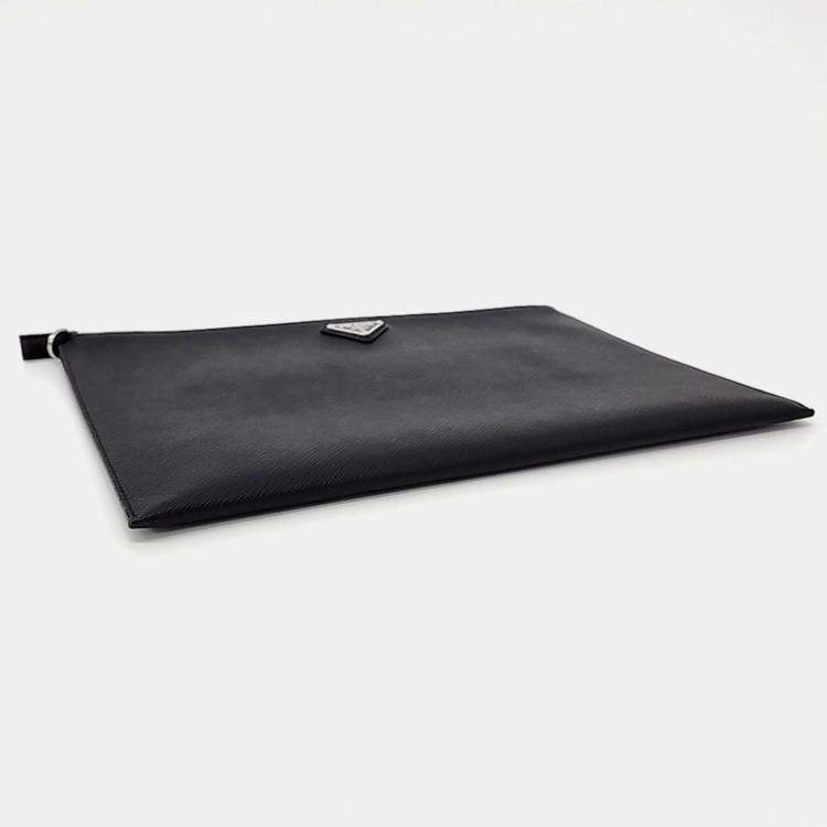 Pre Owned Prada Saffiano Clutch