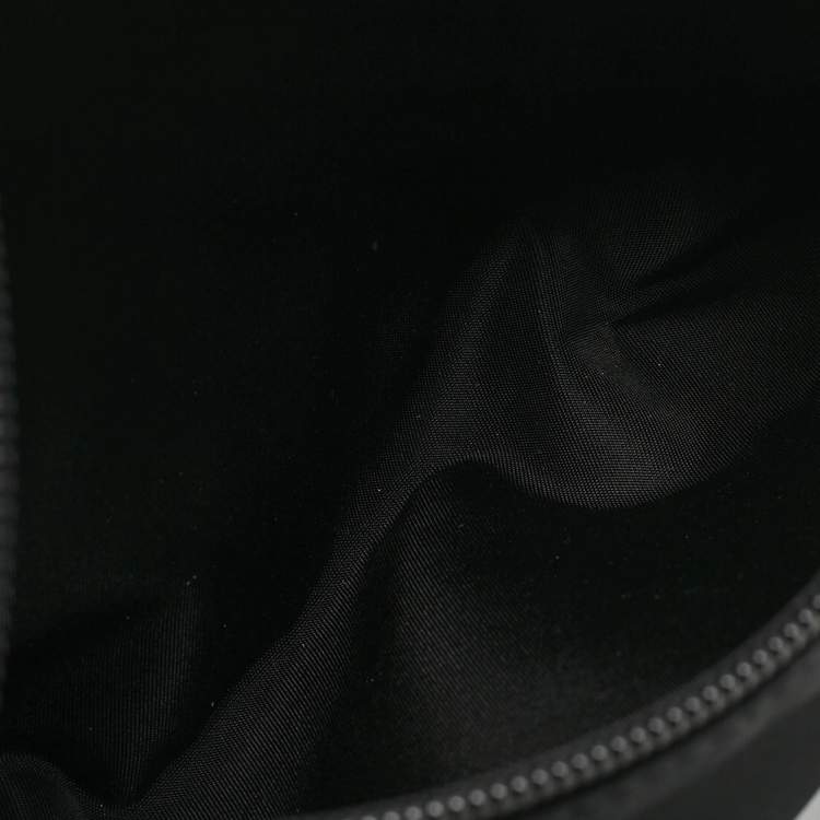 Pre Owned Prada Black Nylon Oversized Fanny Pack Bag