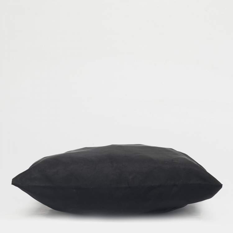 Pre Owned حقيبة مسنجر برادا نايلون بشعار أسود بسحاب فلات