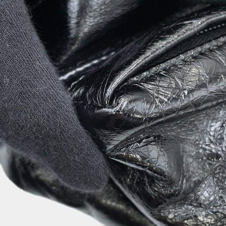 Pre Owned Prada Crossbody Bag Black Calf Leather