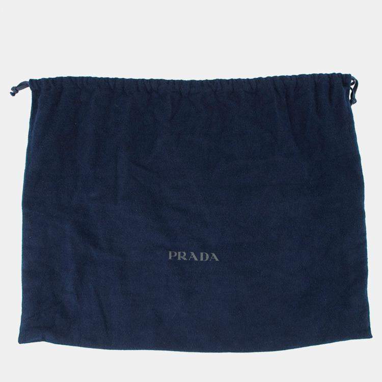 Pre Owned Prada Crossbody Bag Black Calf Leather