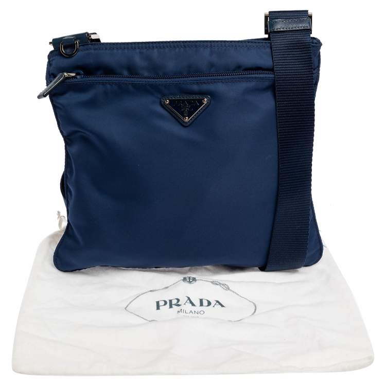 prada royal blue bag