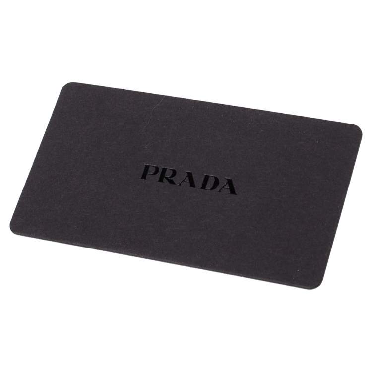 Pre Owned Prada Blue Saffiano Lux Leather Bifold Wallet