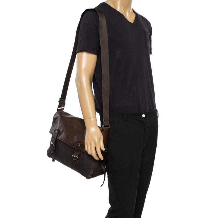 Prada Re-Nylon Shoulder Bag - Brown for Men