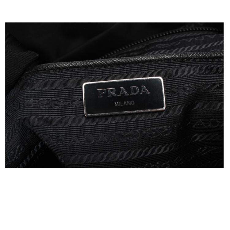 Pre Owned Prada Black Nylon Tessuto Backpack