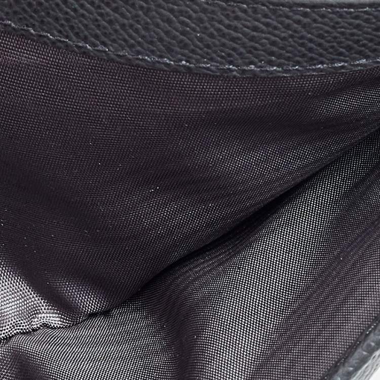 Pre Owned Prada Grey Vitello Grain Leather Bifold Wallet