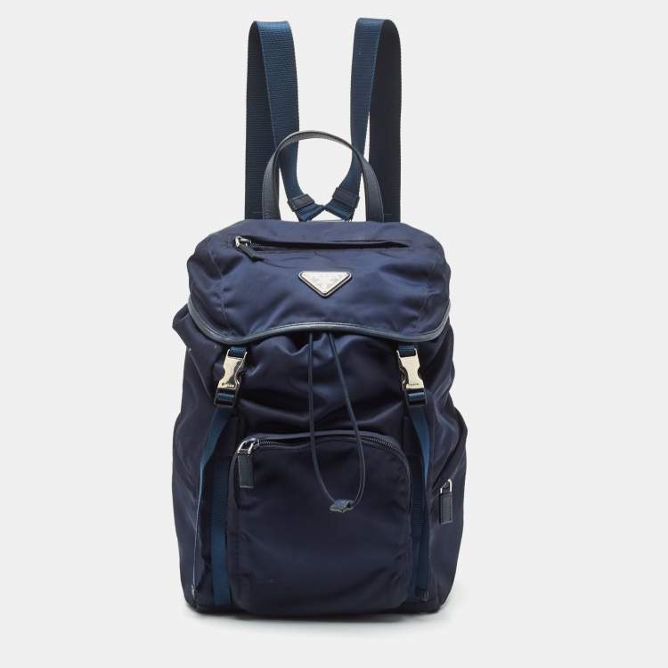 Valentino Backpack Blue Nylon ref.133351 - Joli Closet