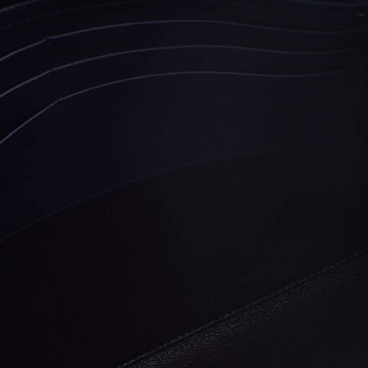 Pre Owned Prada Navy Blue Saffiano Leather Voyage Clutch