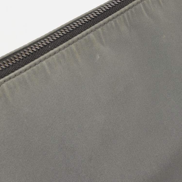 Pre Owned Prada Grey/Black Nylon Crossbody Bag
