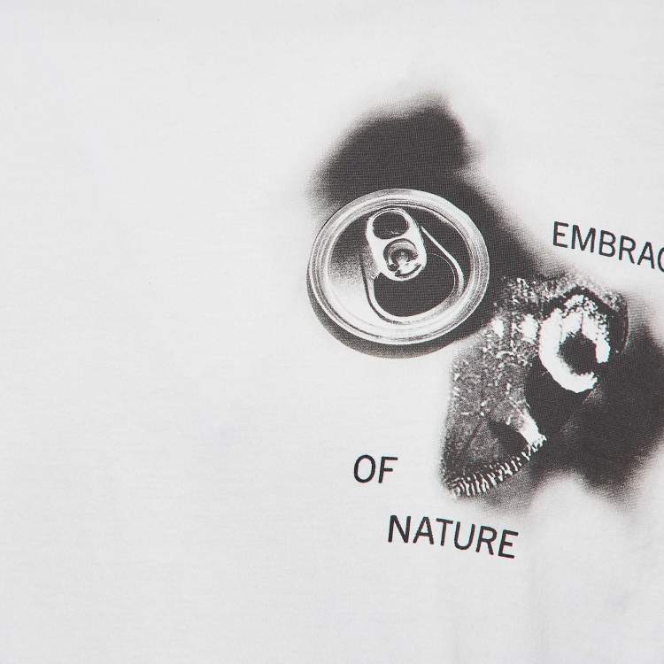 Pre Owned Prada White Printed Cotton T-Shirt M