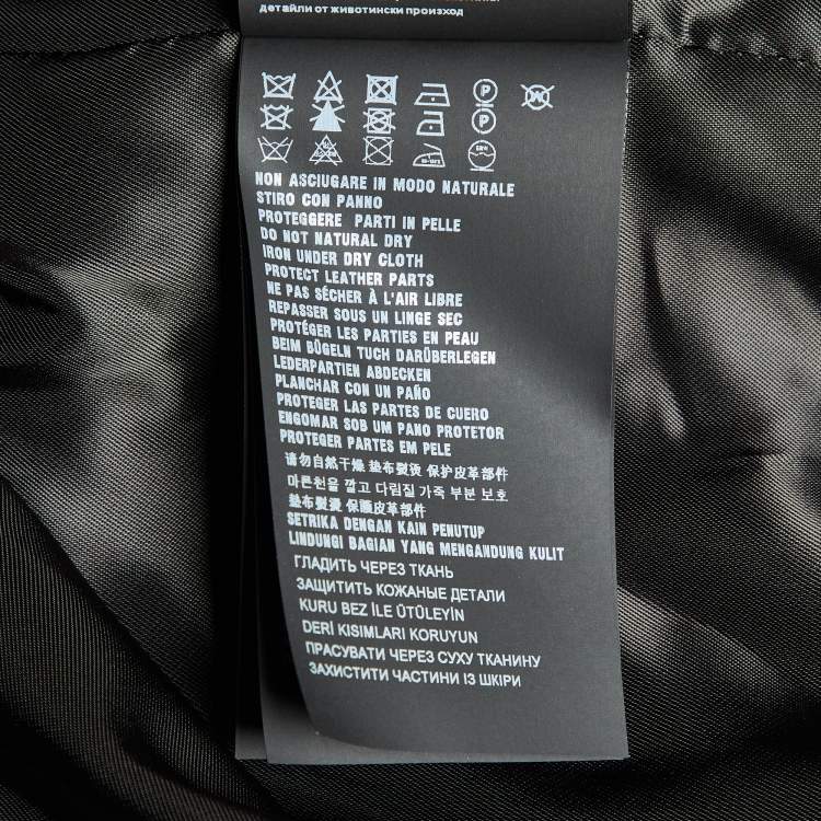 Pre Owned Prada Black Re-Nylon Single Breasted Blazer XL