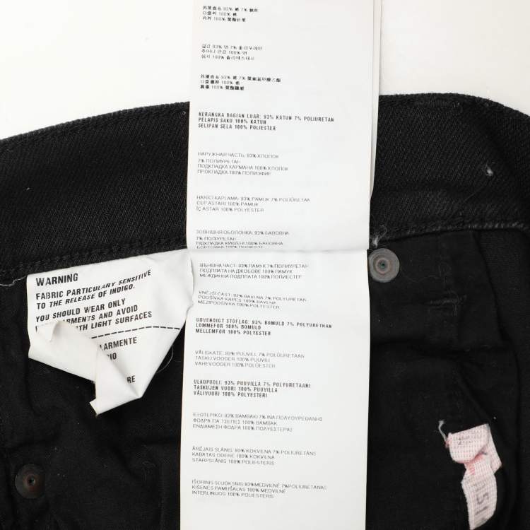 Pre Owned Prada Black Cotton Pants M