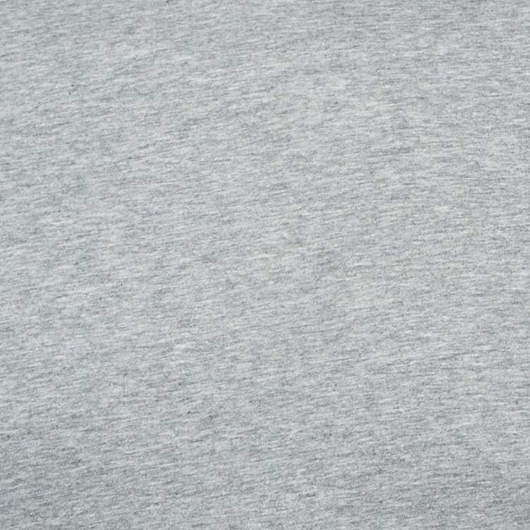 Pre Owned Prada Grey Cotton Crew Neck T-Shirt XS