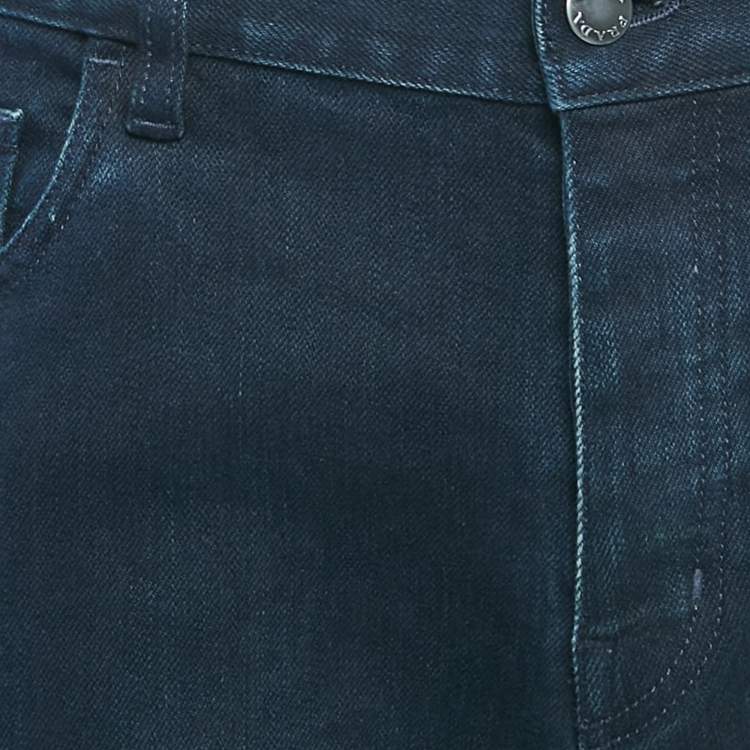 Pre Owned Prada Navy Blue Denim Regular Fit Jeans L Waist 34"
