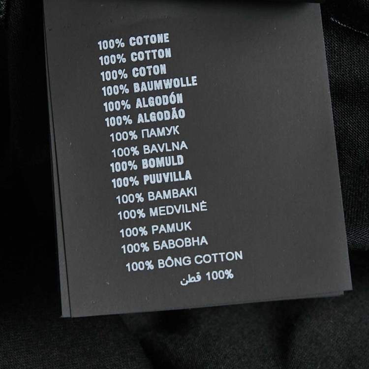 Pre Owned Prada Black Jersey Crewneck T-Shirt XL
