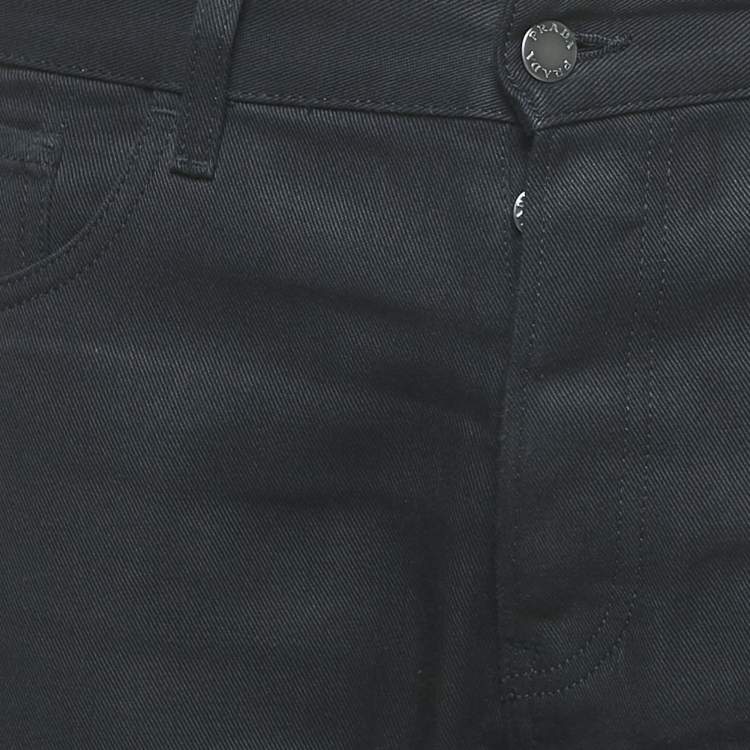 Pre Owned Prada Black Denim Regular Fit Jeans M Waist 32"