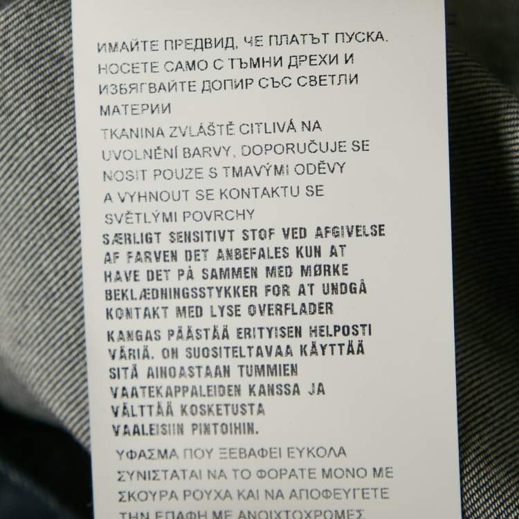 مملوكة مسبقًا Prada Blue Denim Button Front Shirt XL 