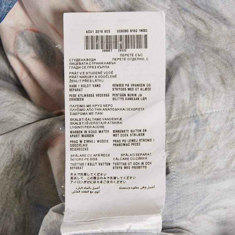 Pre Owned Prada White Cotton Impossible True Love Camp Shirt L