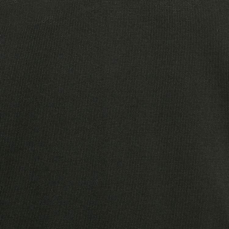 Pre Owned Prada Black Wool Knit V-Neck Sweater Vest M