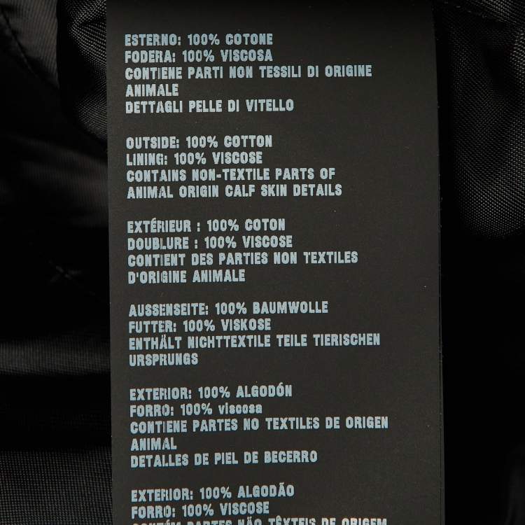 Pre Owned صدرية برادا فيلفت أسود بشعار مثلث مقاس متوسط