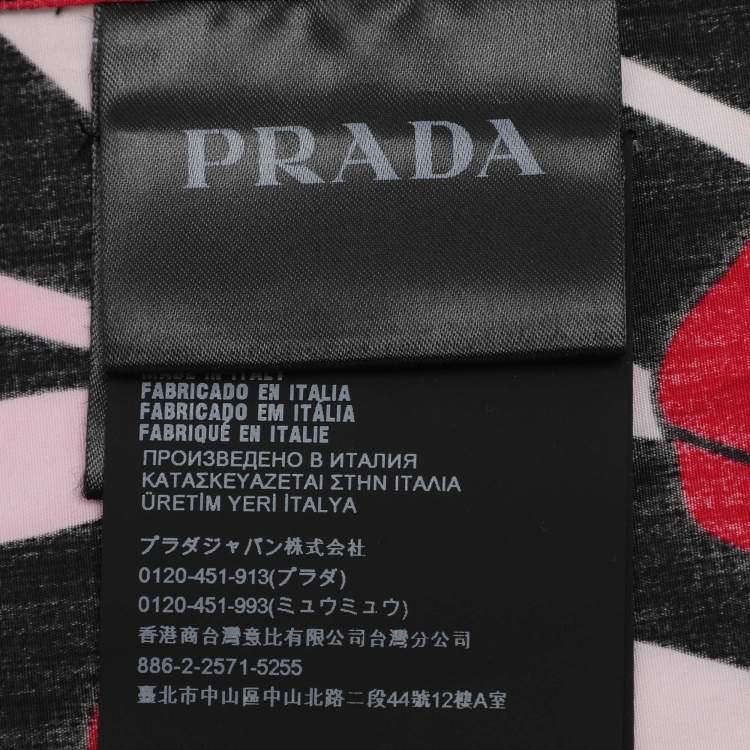 Pre Owned Prada Multicolor Floral Print Poplin Long Sleeve Shirt L