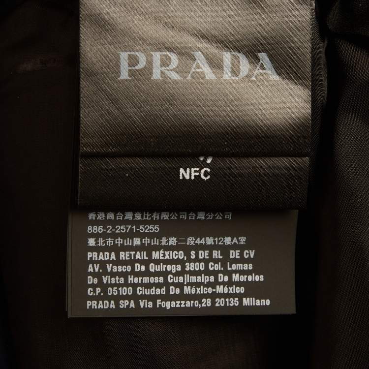 Pre Owned Prada Blue Cotton Formal Trousers XXXL