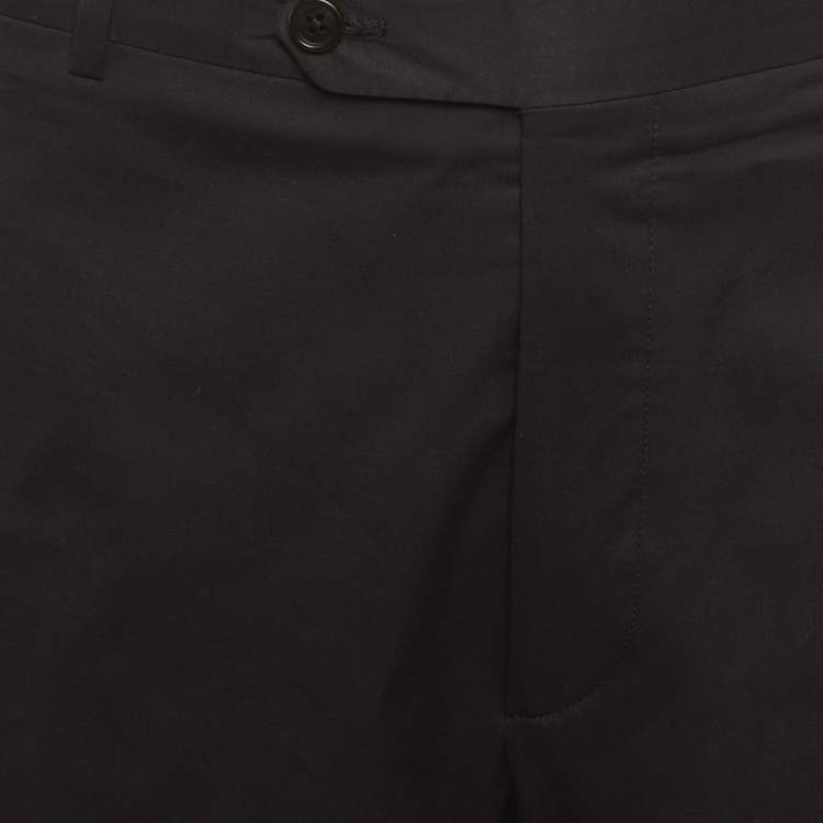 Pre Owned Prada Blue Cotton Chino Shorts XXXL