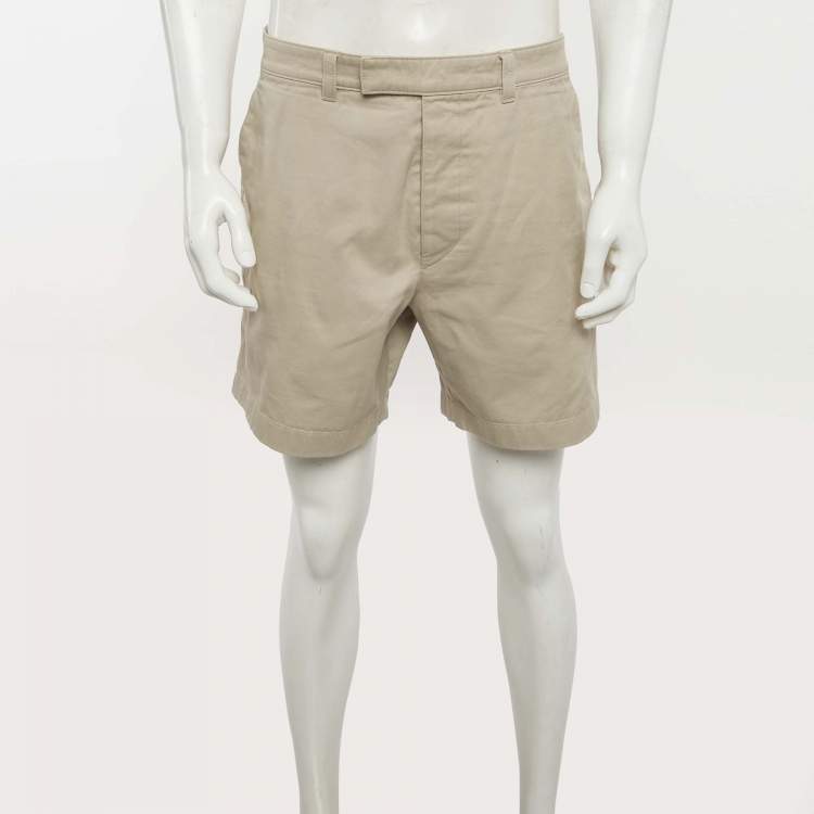 مملوكة مسبقًا Prada Beige Gabardine Shorts XXXL