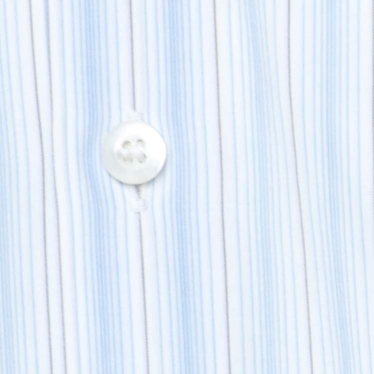 Pre Owned Prada Multicolor Striped Cotton Button Front Long Sleeve Shirt M