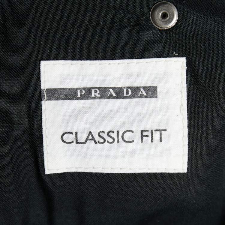 Pre Owned Prada Black Denim Straight Leg Jeans 4XL