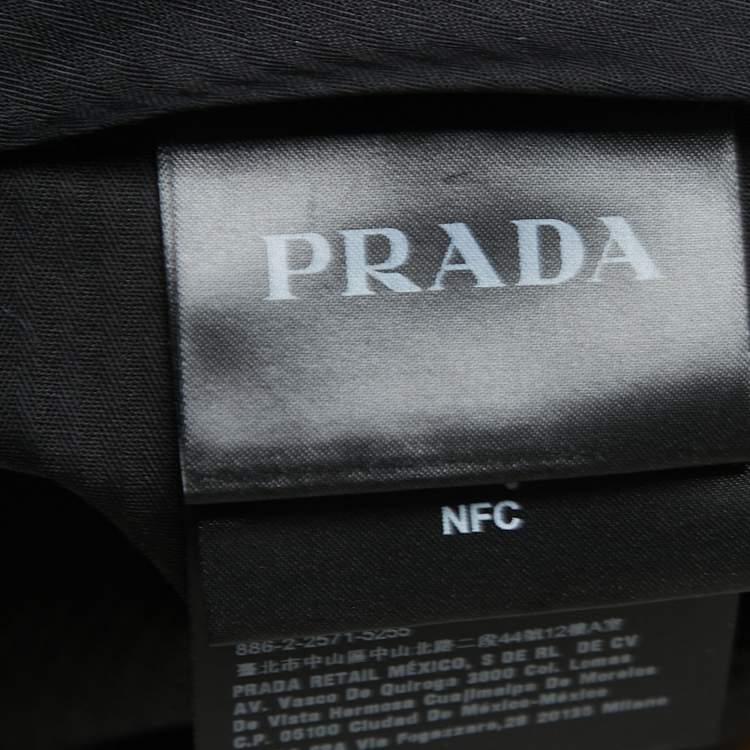 Pre Owned Prada Black Wool Trousers XL