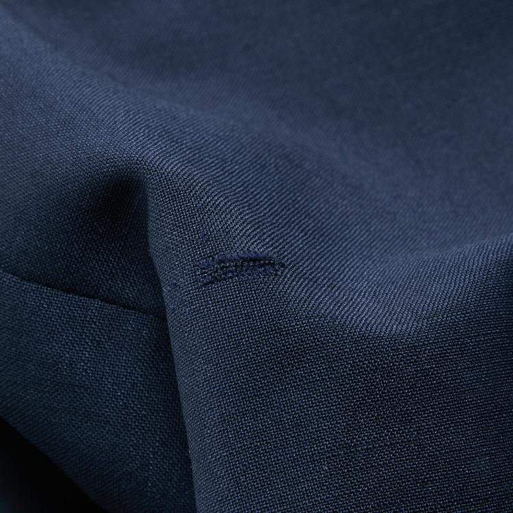 Pre Owned Prada Navy Blue Wool Suit L