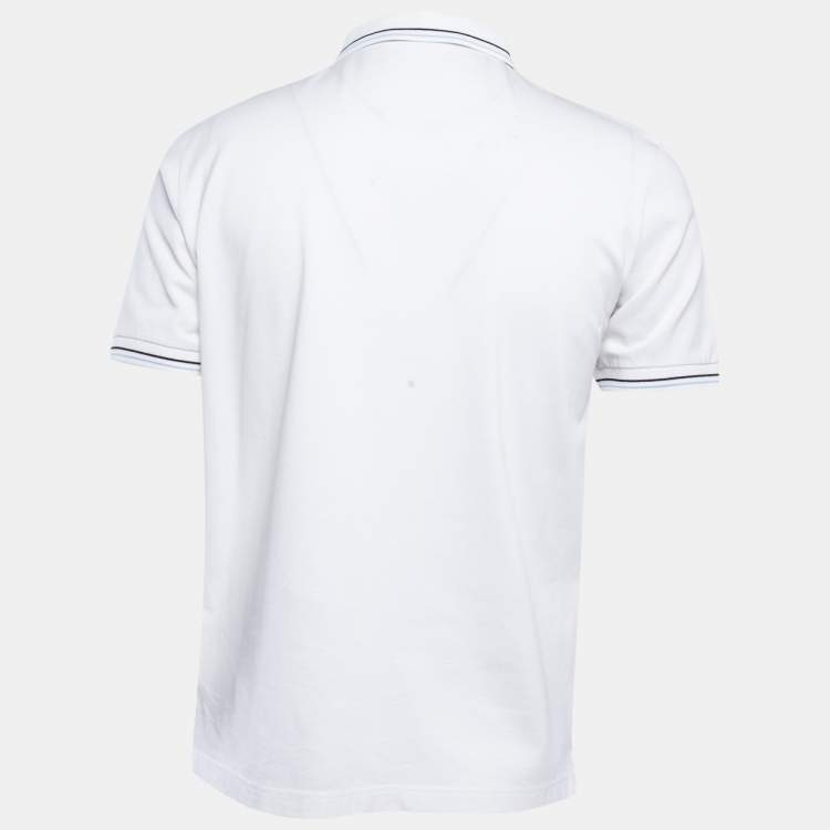 Tシャツ・カットソー PRADA Embroidered Piquet Polo Shirt Prada Embroidered piquet polo shirt | The Fashion Square