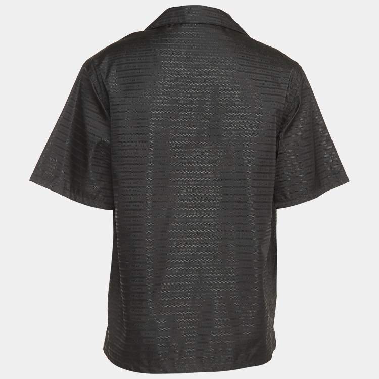 prada bowling shirt black