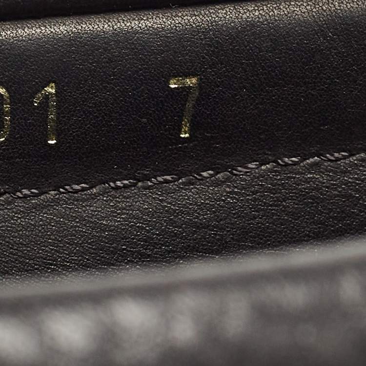Pre Owned Prada Black Leather Slip On Loafers Size 41