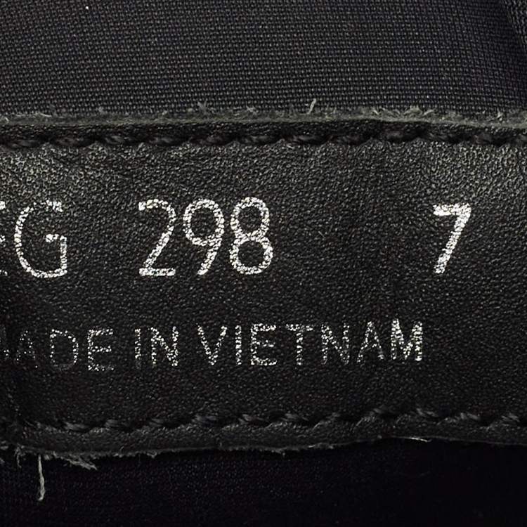 Pre Owned Prada Black Knit Fabric and Rubber Cloudbust Sneakers Size 41