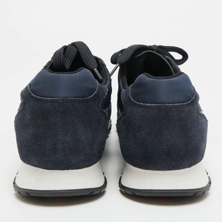 مملوكة مسبقًا حذاء رياضي برادا براكس 01 جلد أبيض ونايلون مقاس 41