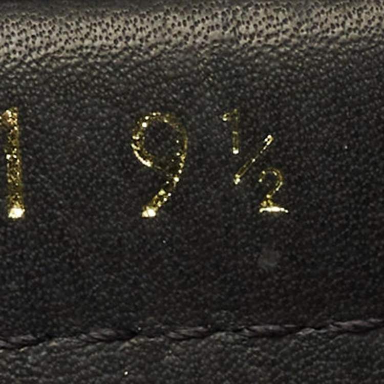 Pre Owned Prada Size 43.5 Black Leather Penny Loafers