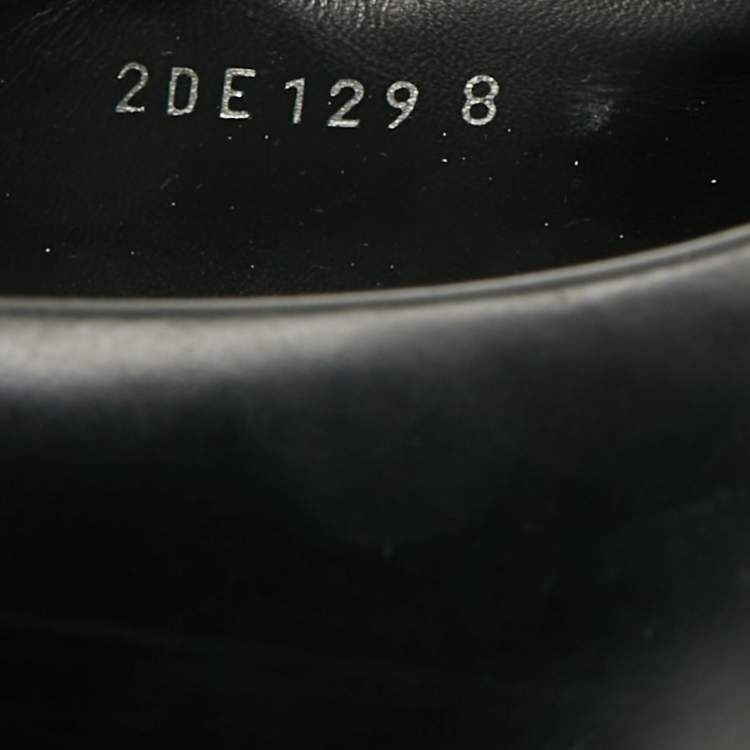 Pre Owned Prada Monolith Chunky Size 42 Black Leather Loafers