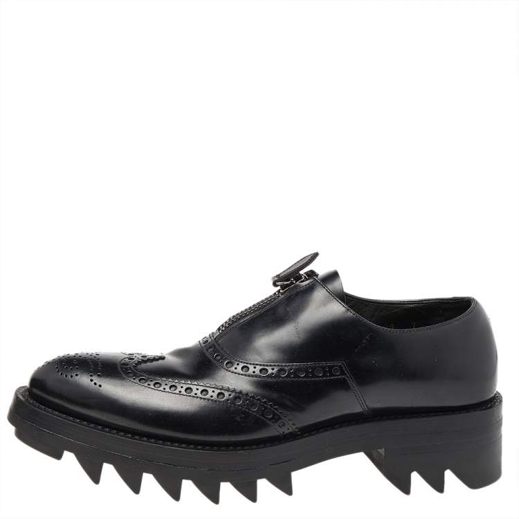 Louis Vuitton Men's Patent Leather Zipper Shoes size 8.5