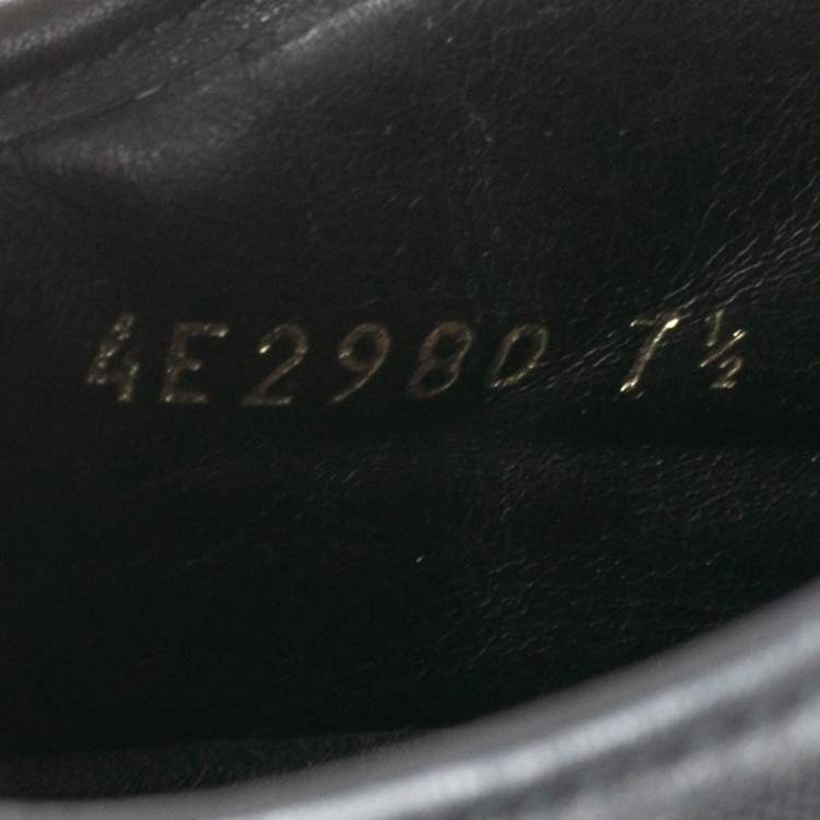 Pre Owned Prada Sport Black Canvas and Leather Low-Top Sneakers Size 41.5